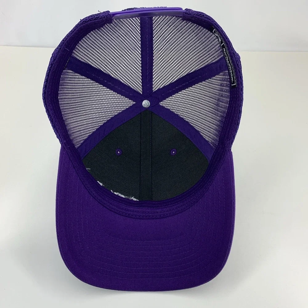 The Paisley Project Hat Purple Mesh Adjustable Snapback Richardson Trucker Cap